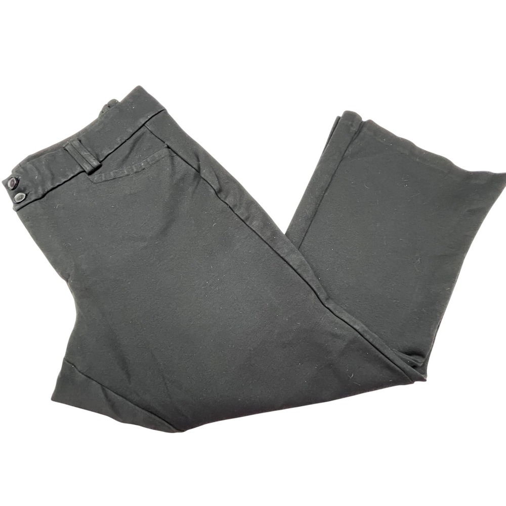 Torrid Studio Black Trouser Boot Pants Plus Size 18R Bootcut Stretch Workwear